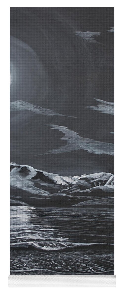 Night Yoga Mat featuring the painting Beauty of the Night by Ian Donley