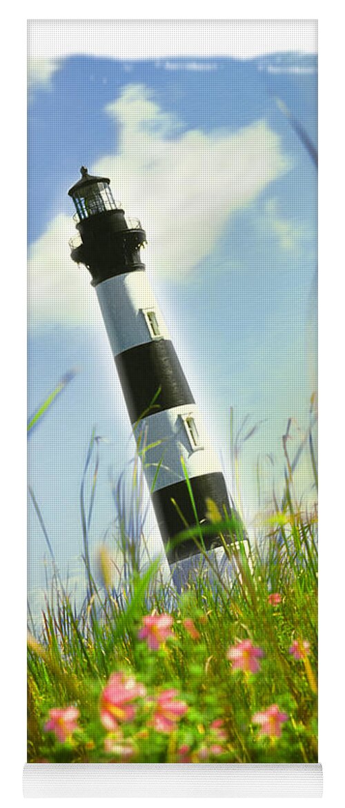 Lighthouse Yoga Mat featuring the photograph Bodie Light II by Mike McGlothlen