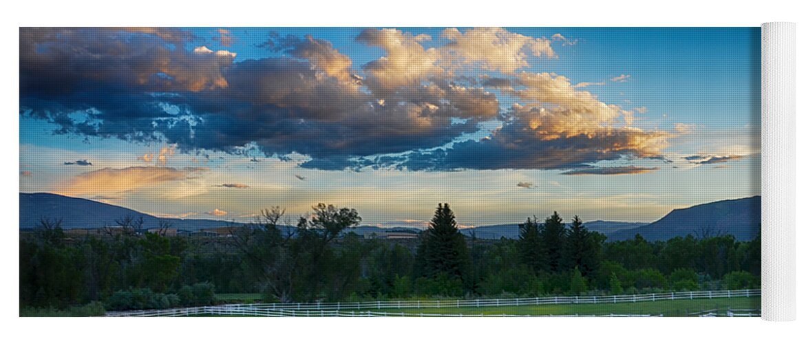 Colorado Sunset Yoga Mat featuring the photograph Breathtaking Colorado Sunset 1 by Angelina Tamez