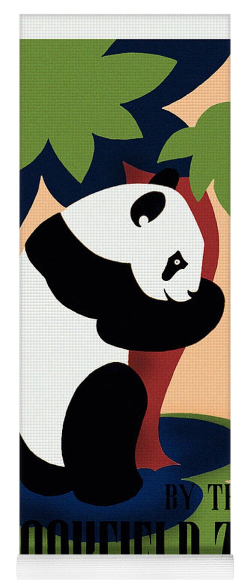 Panda Yoga Mat featuring the photograph Brookfield Zoo Panda by Diana Powell