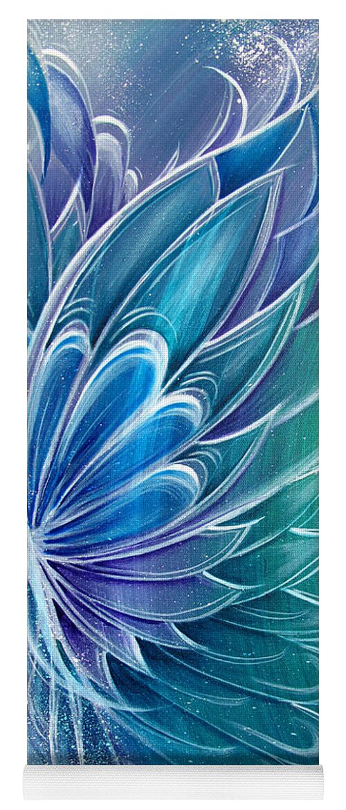 Butterfly Yoga Mat featuring the painting Butterfly Magic by Reina Cottier