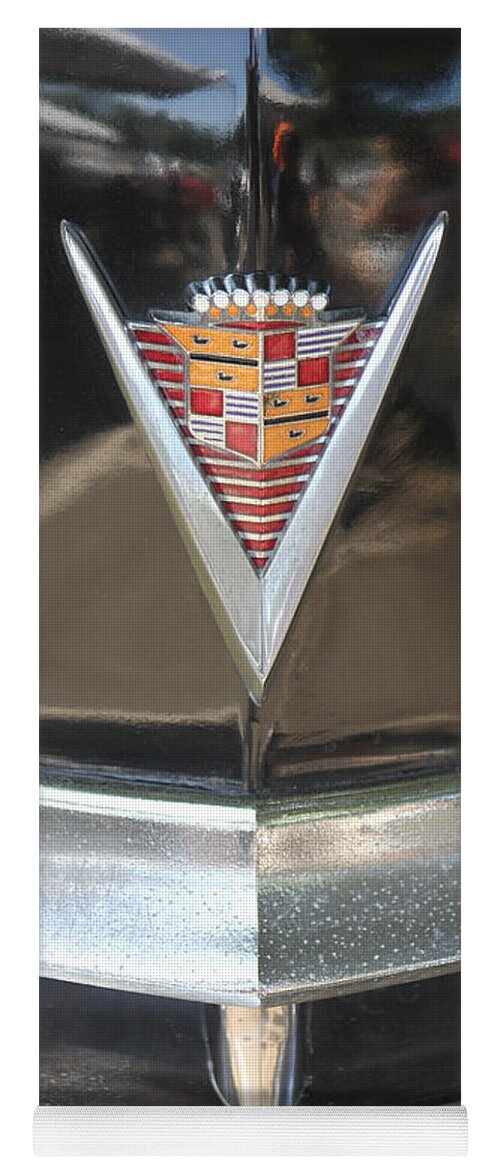 Cadillac Yoga Mat featuring the photograph Cadillac of Yesteryear by Alice Terrill