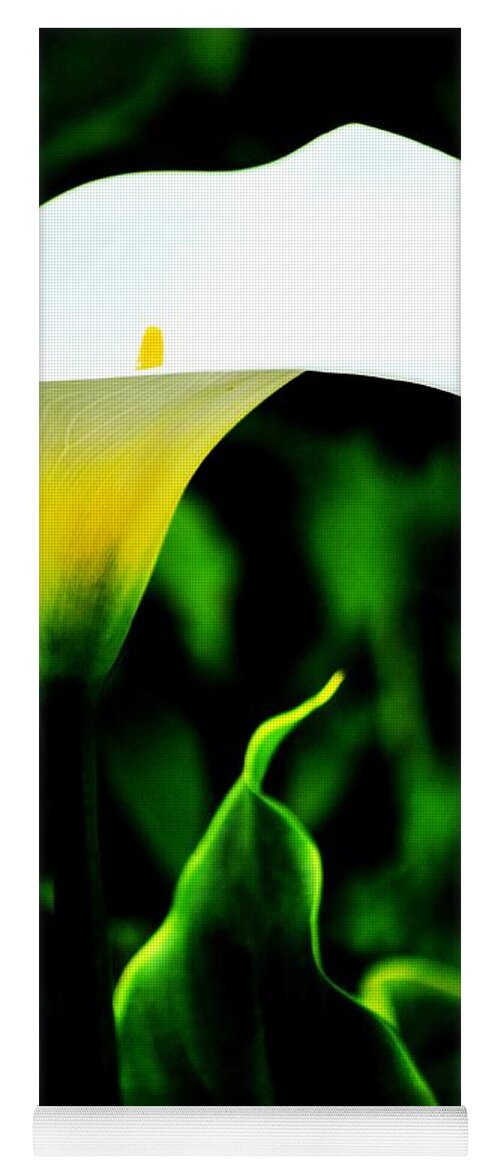 Flowers Yoga Mat featuring the photograph Calla Lily by Benjamin Yeager