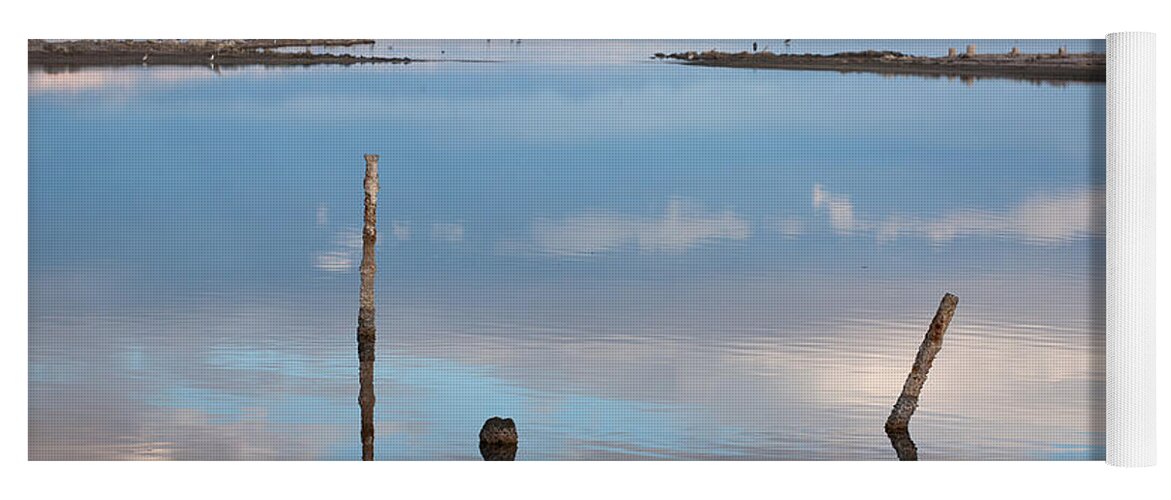 Big Sky Yoga Mat featuring the photograph Calm by Peter Tellone