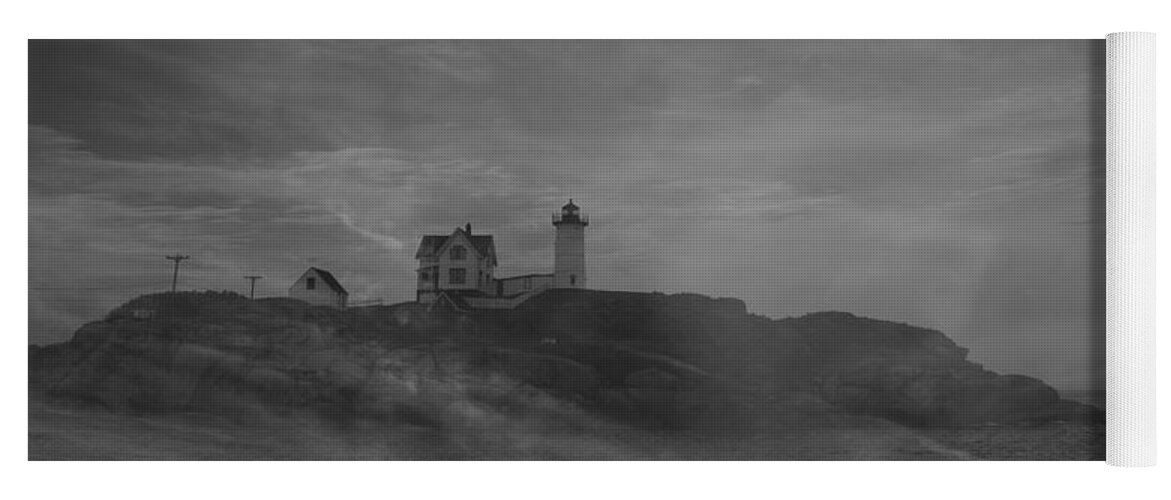 Cape Neddick Lighthouse Yoga Mat featuring the photograph Cape Neddick Lighthouse by Raymond Salani III