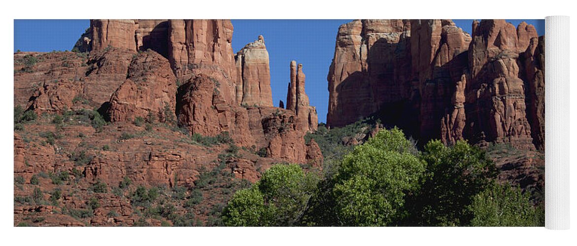 Cathedral Rock Yoga Mat featuring the photograph Cathedral Rock by Ivete Basso Photography