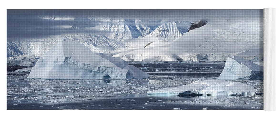Antarctica Yoga Mat featuring the photograph Charlotte Bay by David Lichtneker