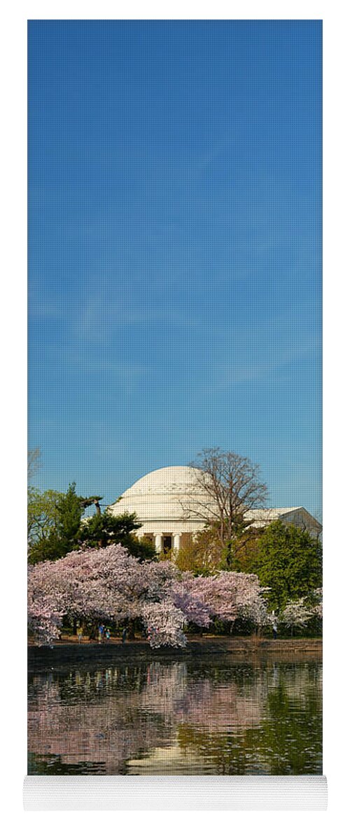 Architectural Yoga Mat featuring the photograph Cherry Blossoms 2013 - 098 by Metro DC Photography