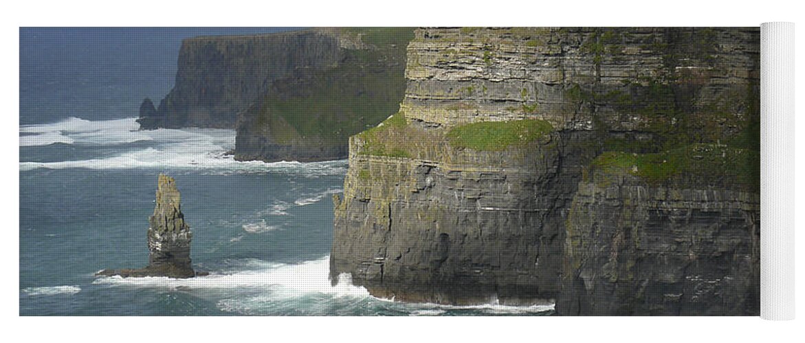 Ireland Yoga Mat featuring the photograph Cliffs of Moher 2 by Mike McGlothlen