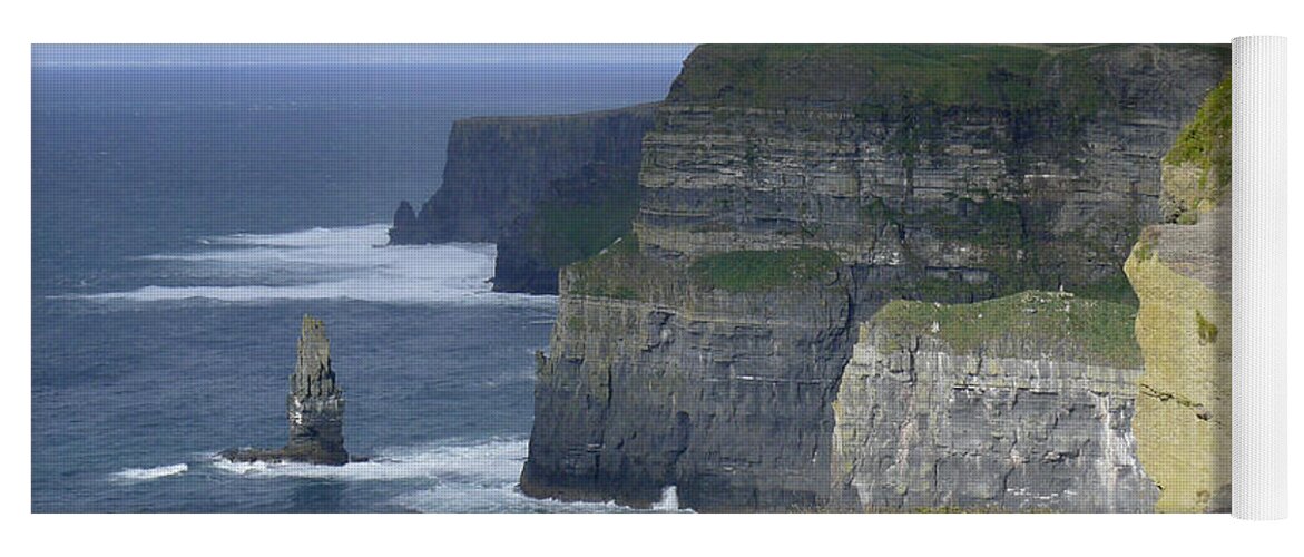 Travel Yoga Mat featuring the photograph Cliffs of Moher 4 by Mike McGlothlen