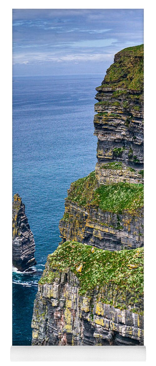 Cliffs Yoga Mat featuring the photograph Cliffs of Moher 41 by Douglas Barnett