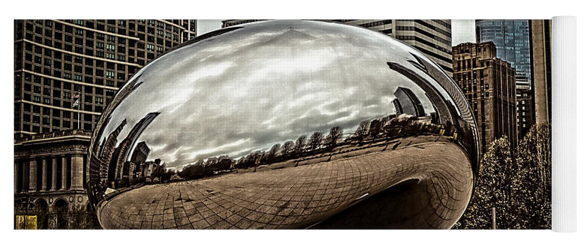 Cloud Gate Yoga Mat featuring the photograph Cloud Gate May 2014 by Frank Winters