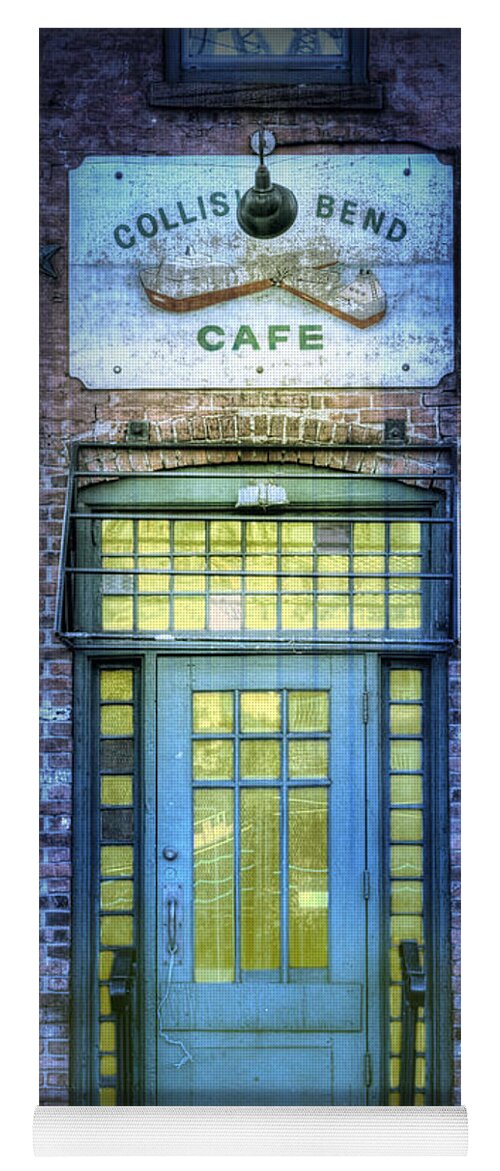 Collision Bend Cafe Yoga Mat featuring the photograph Collision Bend Cafe-Cleveland by John Magyar Photography