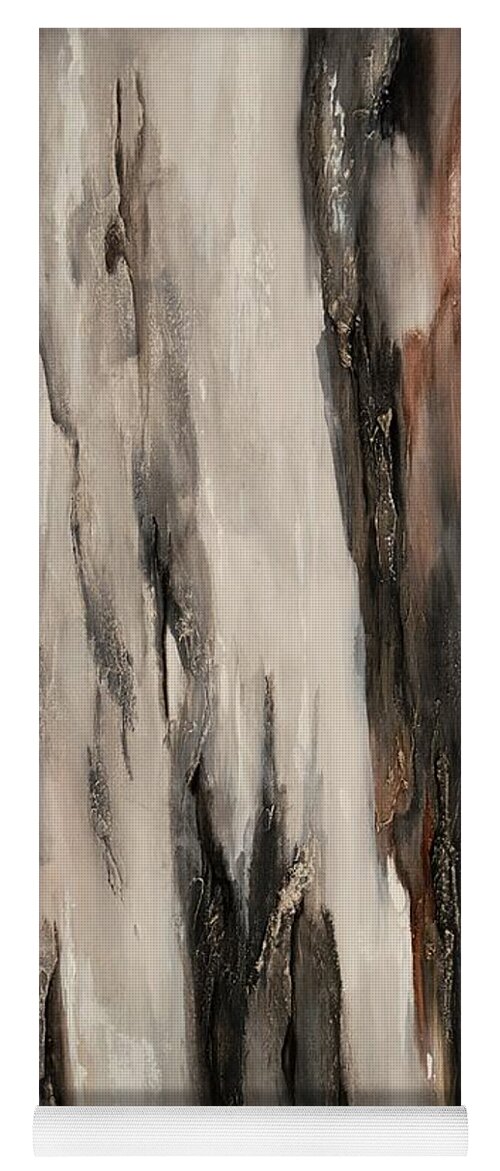 Abstract Yoga Mat featuring the painting Color Harmony 21 by Emerico Imre Toth