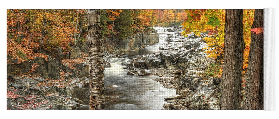 Photograph Yoga Mat featuring the photograph Colorful Creek by Richard Gehlbach