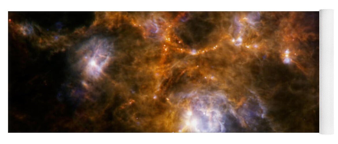 Science Yoga Mat featuring the photograph Cosmic Ring In Ngc 7538 by Science Source