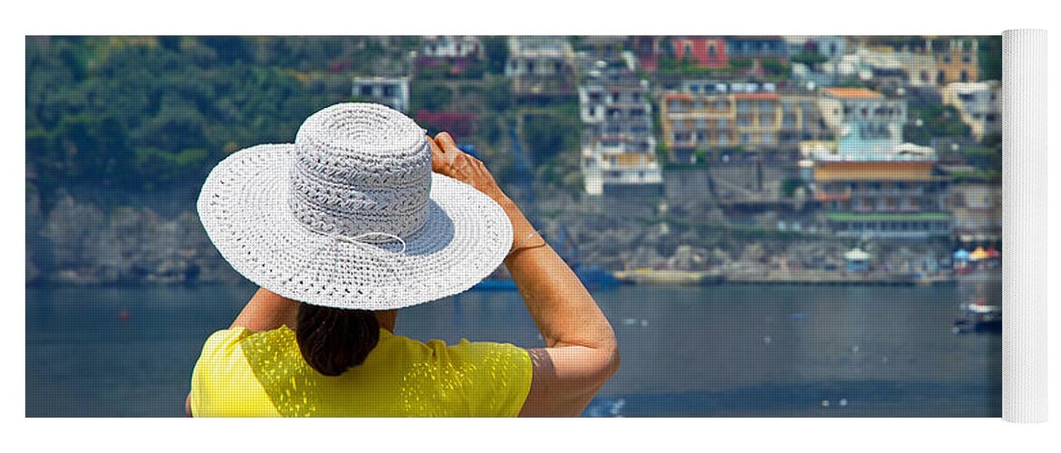 Sorrento Yoga Mat featuring the photograph Cruising the Amalfi Coast by Keith Armstrong