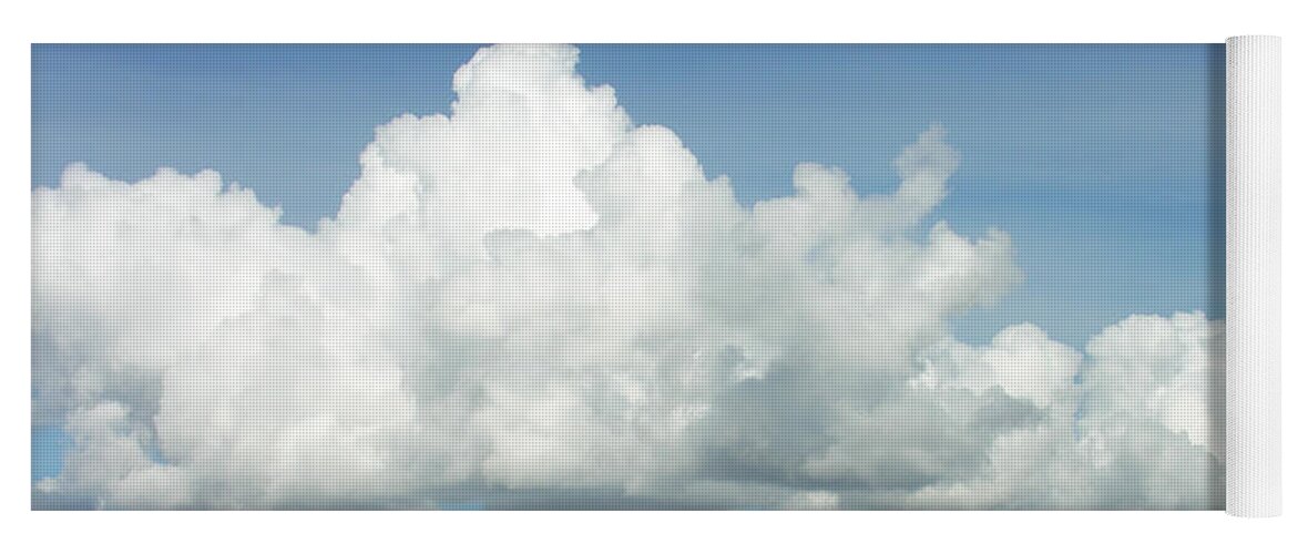 Cumulus Yoga Mat featuring the photograph Cumulus Clouds in June by Phil Banks