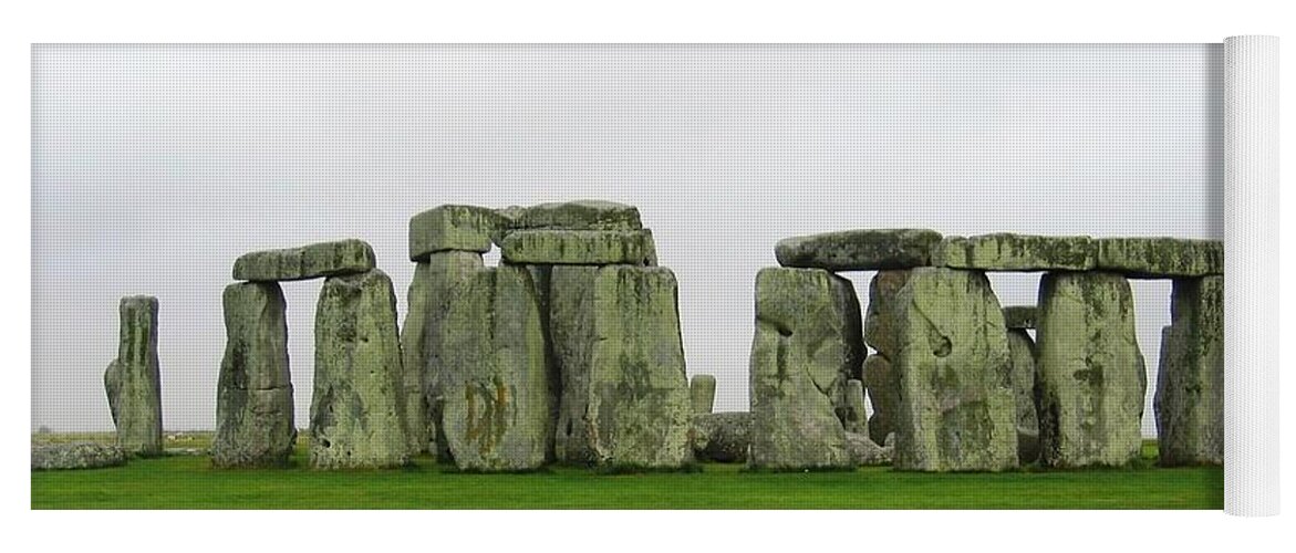 Stonehenge Yoga Mat featuring the photograph Curvature by Denise Railey