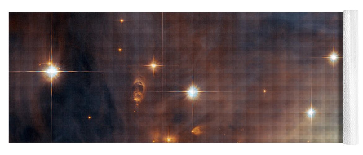 Messier 43 Yoga Mat featuring the photograph De Mairans Nebula, Messier 43 by Science Source