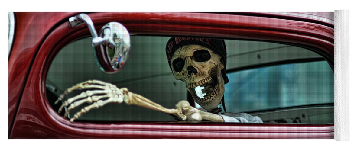 Cars Yoga Mat featuring the photograph Dead Man Driving CA4217-13 by Randy Harris