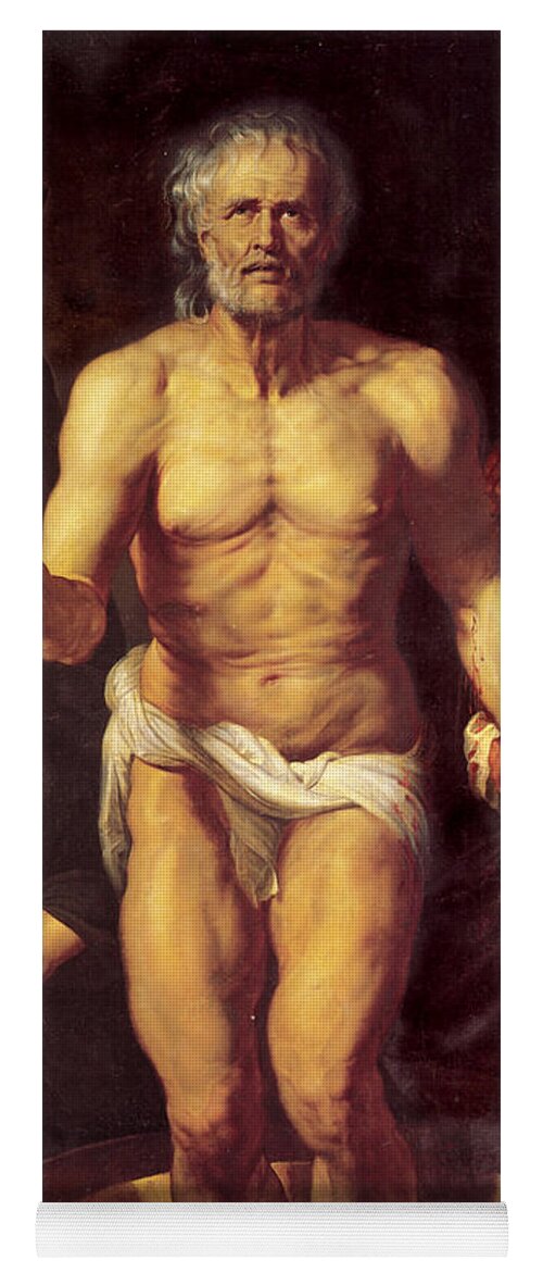 Death Of Seneca Yoga Mat featuring the painting Death of Seneca by Peter Paul Rubens
