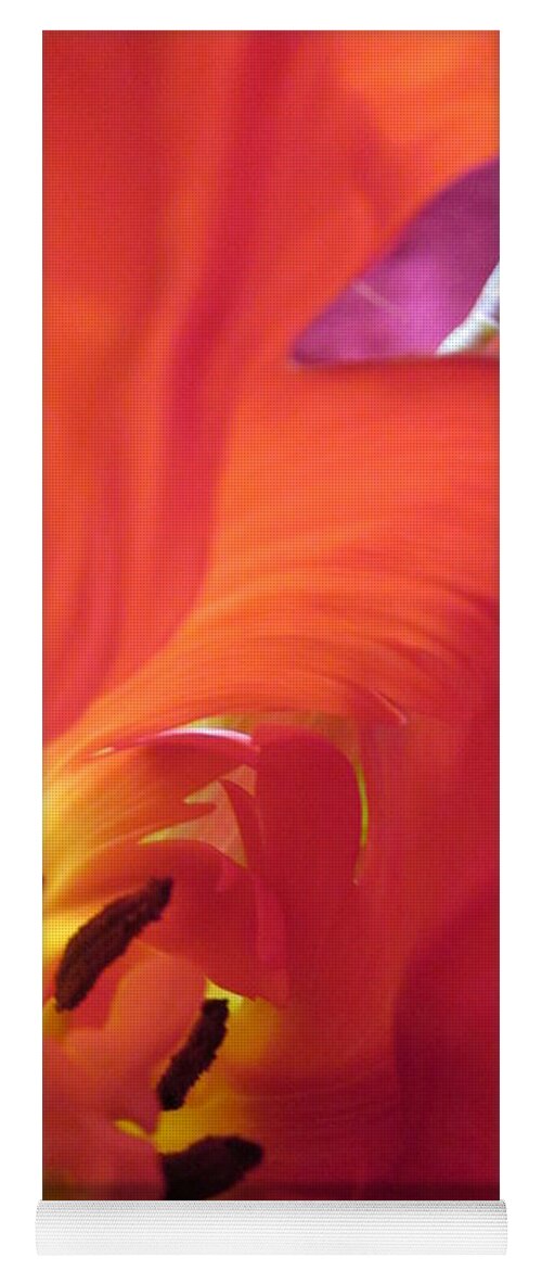 Tulip Yoga Mat featuring the photograph Deepest by Rosita Larsson