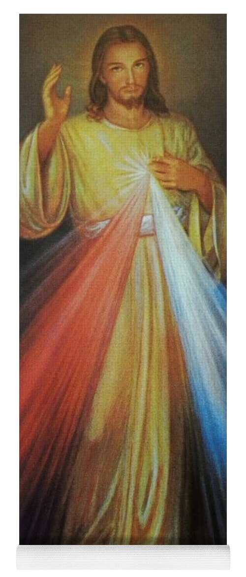 Divine Mercy Jesus Yoga Mat