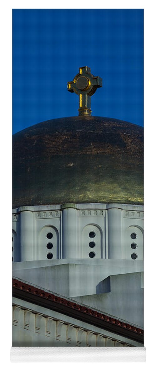 1948 Yoga Mat featuring the photograph Dome at St Sophia by Ed Gleichman