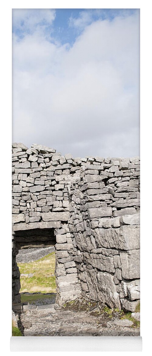 Ireland Digital Photography Yoga Mat featuring the digital art Don Angus by Danielle Summa