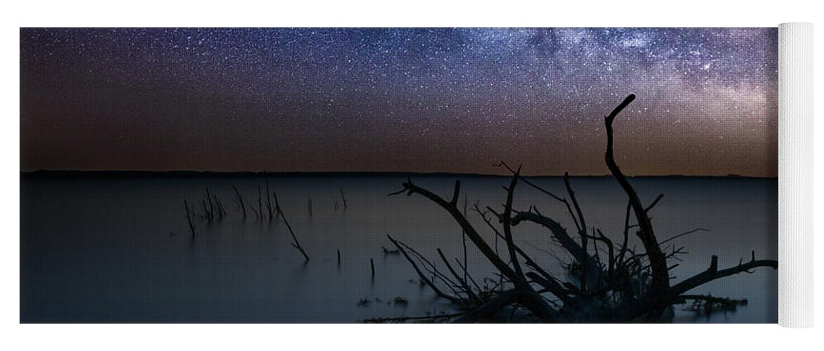 Milky Way Yoga Mat featuring the photograph Dreamscape by Aaron J Groen