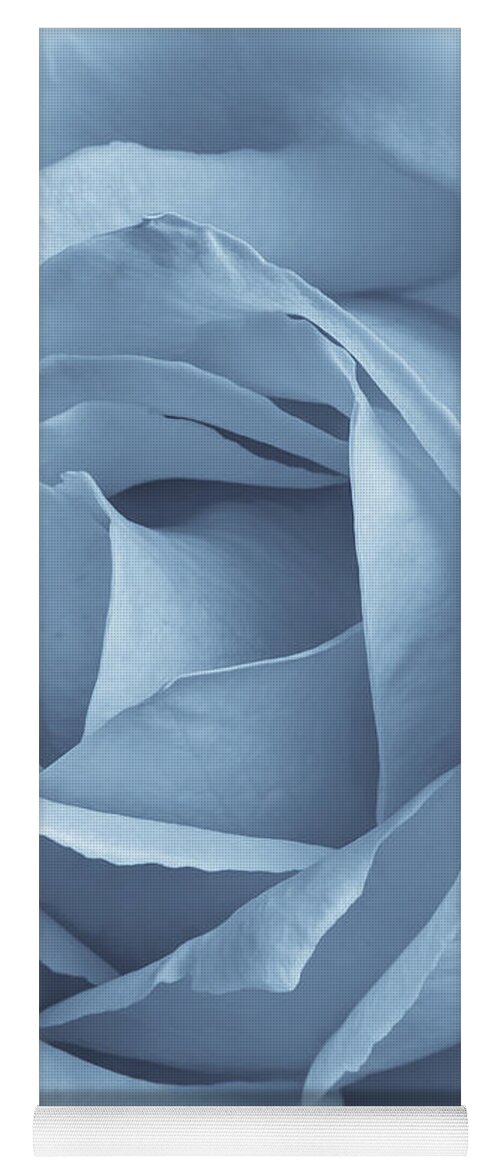 Closeup Yoga Mat featuring the photograph Dreamy Blue by Heidi Smith