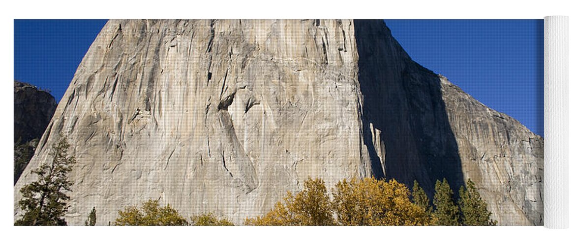 Yosemite Yoga Mat featuring the photograph El Capitan in Yosemite National Park by David Millenheft