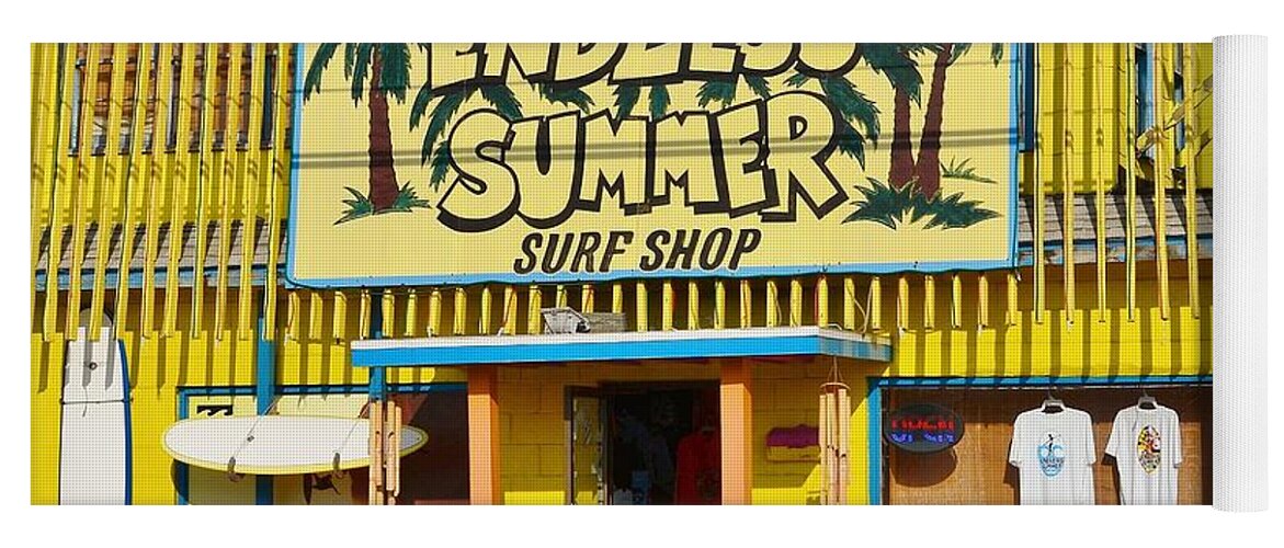 Surfing Yoga Mat featuring the photograph Endless Summer Surf Shop - Ocean City Maryland by Kim Bemis