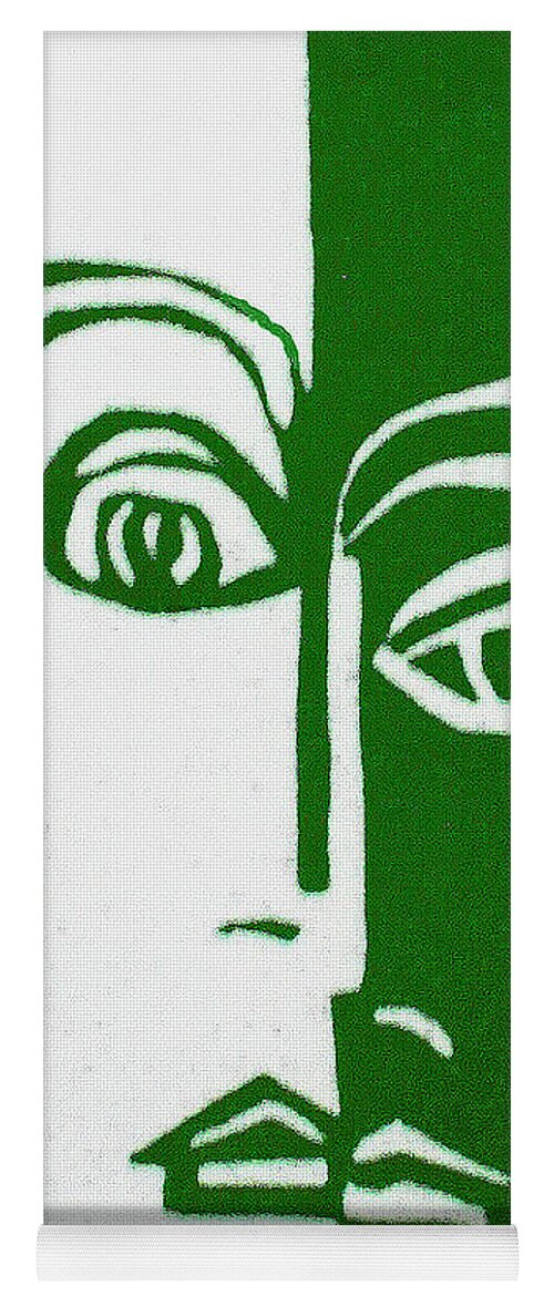 Woman Yoga Mat featuring the painting Envy by Donna Tucker