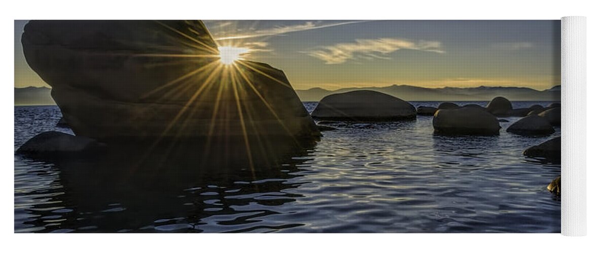 Background Yoga Mat featuring the photograph Evening Star by Maria Coulson