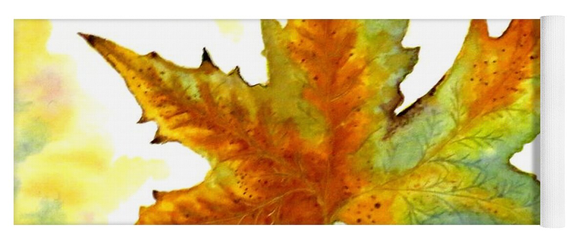 Autumn Leaf Yoga Mat featuring the painting Fabulous Autumn by Leanne Seymour