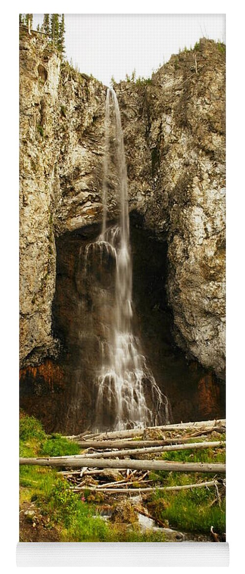 Water Yoga Mat featuring the photograph Fairy Falls by Jeff Swan
