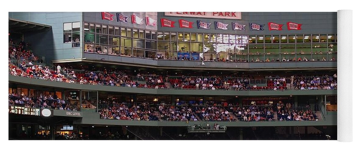 Boston Yoga Mat featuring the photograph Fenway Park by Juergen Roth