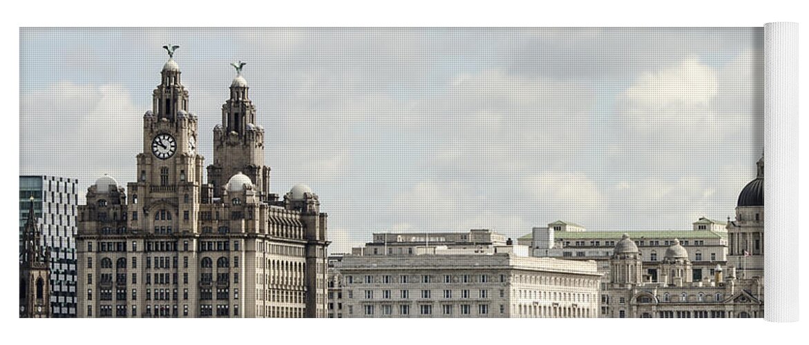 Ferry Yoga Mat featuring the photograph Ferry at Liverpool by Spikey Mouse Photography