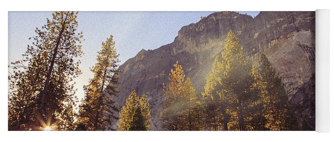 Yosemite Yoga Mat featuring the photograph Morning Skies of Yosemite by Bryant Coffey