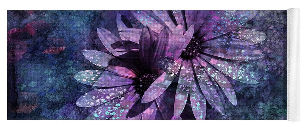 Flowers Yoga Mat featuring the photograph Floral Fiesta - s14c by Variance Collections