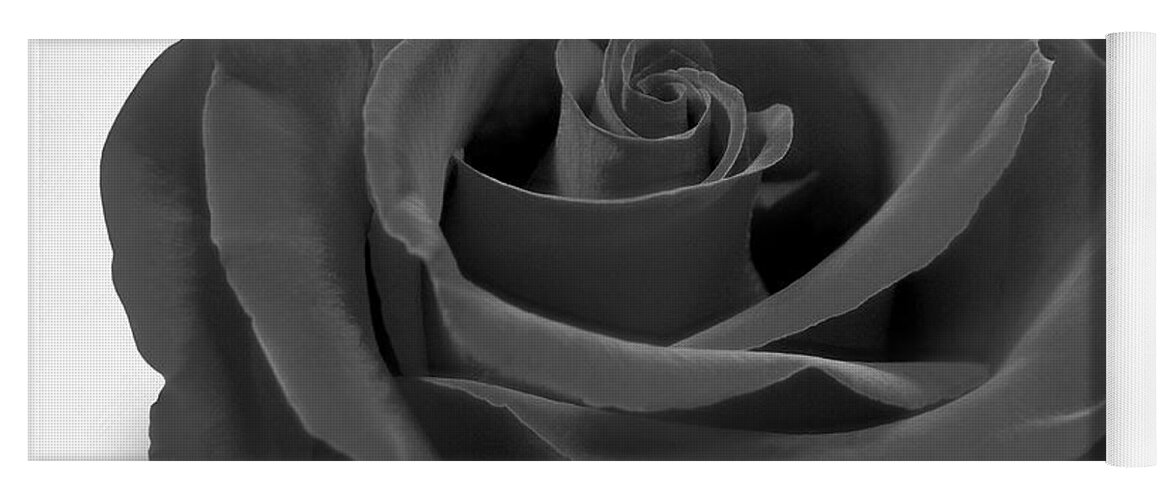 Rose Yoga Mat featuring the photograph Dark Rose by Mike McGlothlen