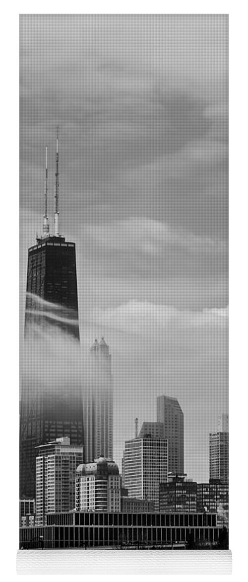 Chicago Yoga Mat featuring the photograph Foggy City by Lauri Novak
