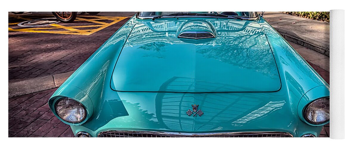 Ford Thunderbird Yoga Mat featuring the photograph Ford Thunderbird by Adrian Evans
