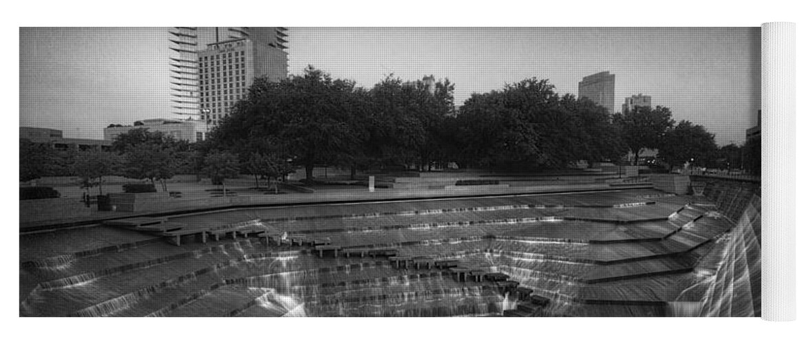 Water Garden Yoga Mat featuring the photograph Fort Worth Water Gardens by Joan Carroll