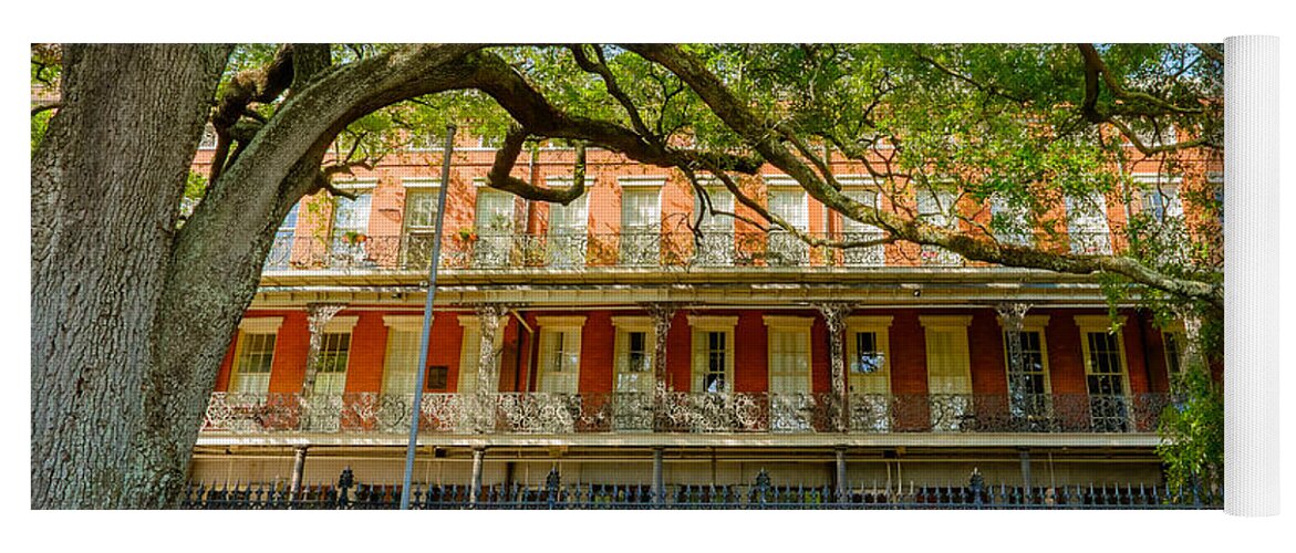 Architecture Yoga Mat featuring the photograph French Quarter by Raul Rodriguez