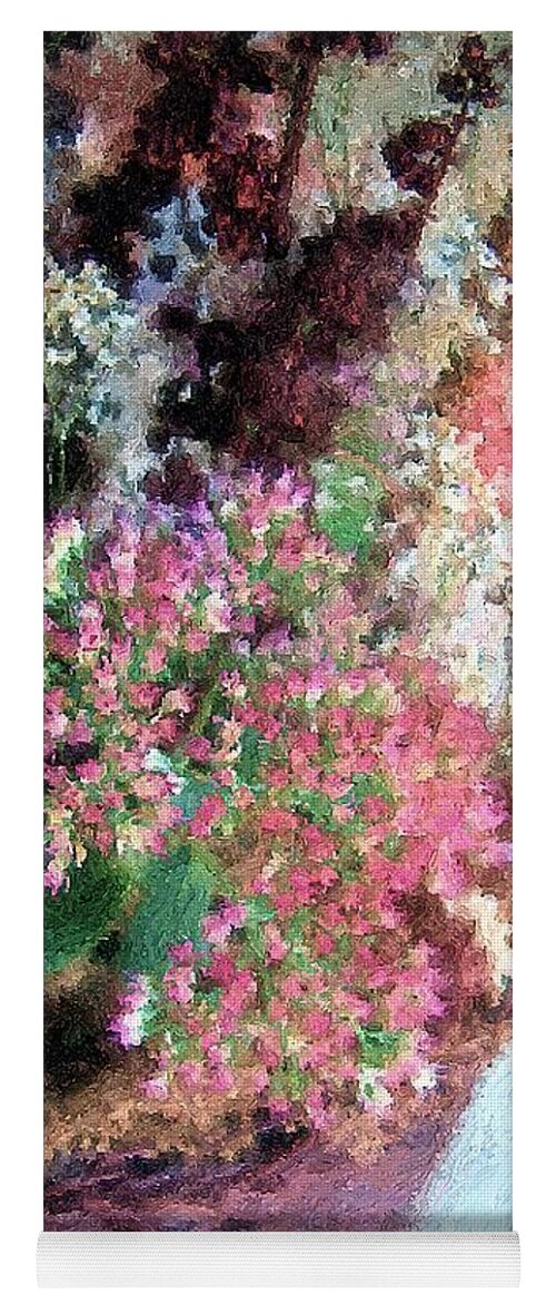 Flowers Yoga Mat featuring the painting From Her Secret Admirer by RC DeWinter