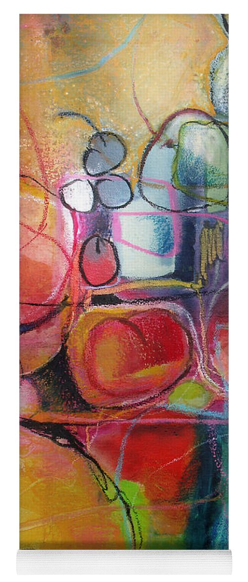 Watercolor Yoga Mat featuring the painting Fruit Bowl No.1 by Michelle Abrams