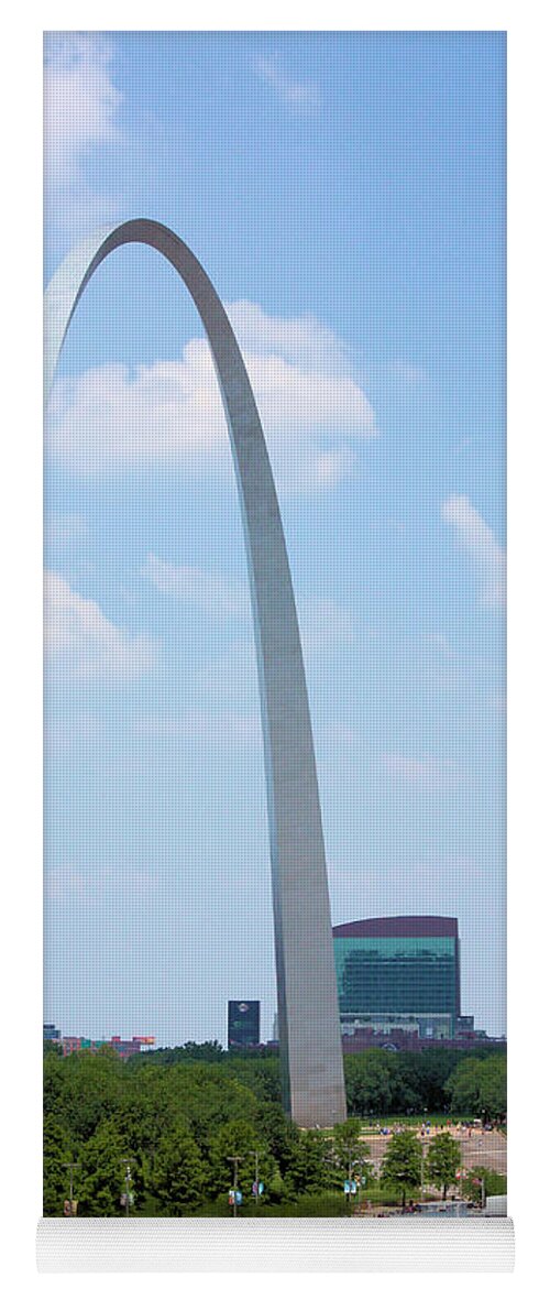 Saint Louis Yoga Mat featuring the photograph Gateway to the West by Kristin Elmquist